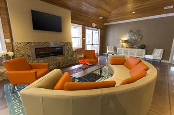 Lounge with complimentary coffee bar and billiard table