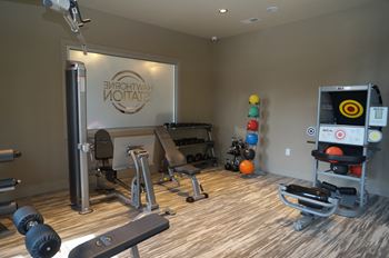 Huge 24-hour club quality fitness center with health hub