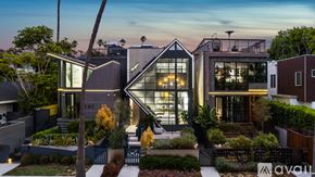 Los Angeles house for rent - A modern house with a pool in the backyard.