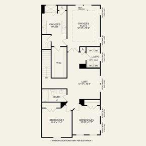 Charlotte house for rent - A floor plan of a house with labeled rooms and dimensions.