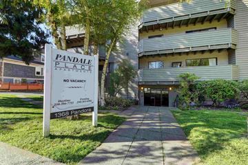 Victoria apartment for rent - A sign for Pandale Place Apartments stands in front of a building.