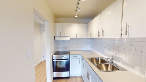 Floor plan for studio, 1 bath, 388 sqft
