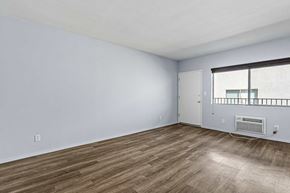 Burbank apartment for rent - A room with a window and a door.