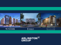 Calgary apartment for rent - A rendering of a building with the Arlington Group logo.
