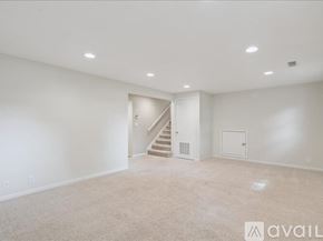Waterloo house for rent - A floor plan of a house with a master bedroom, two additional bedrooms, and a bathroom.