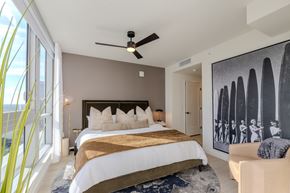 Ft Lauderdale apartment for rent - Model Home Bedroom Gables Riverwalk
