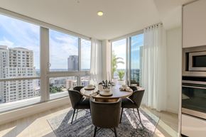 Ft Lauderdale apartment for rent - Model Home Dining Room Gables Riverwalk