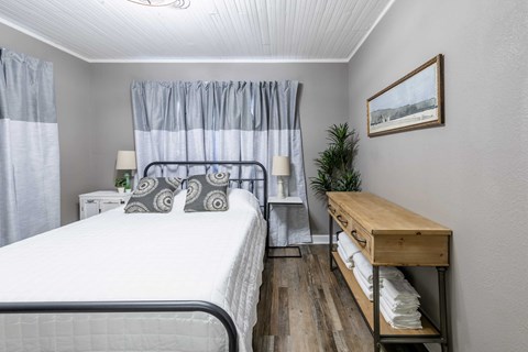 Floor plan for 1 bed, 1 bath