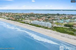 Melbourne Beach apartment for rent - A beachfront view of Space Coast MLS 2021.