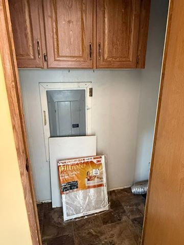 Interlachen house for rent - A kitchen with wooden cabinets and a white fridge.