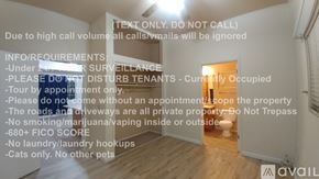 Riverside house for rent - A sign in a room stating the rules and requirements for a property.