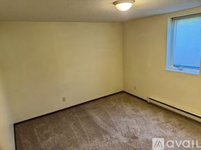 Cokato apartment for rent - A room with a carpeted floor and a window with blinds.
