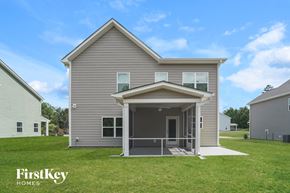 Kannapolis house for rent - A house with a porch and a covered entrance is for sale by FirstKey Homes.