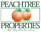 Fayetteville house for rent - The image is a logo for Peachtree Properties.