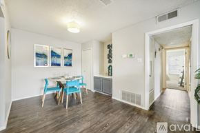San Antonio apartment for rent - A dining room with a table and chairs.