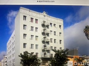 Los Angeles apartment for rent - A white building with the word "FOX" on it.