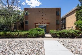 Denver apartment for rent - The entrance to a building called The Gaylord.