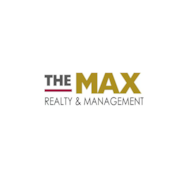 Surrey apartment for rent - The MAX Realty & Management logo on a white background.