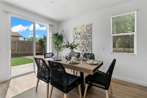 Spring Valley apartment for rent - A dining room with a table set for four.