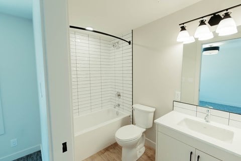 Floor plan for 3 beds, 2 baths, 903 sqft