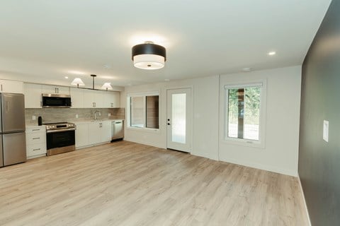 Floor plan for 3 beds, 2 baths, 903 sqft