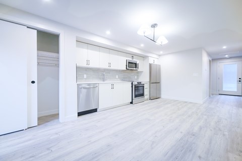 Floor plan for 3 beds, 2 baths, 960 sqft