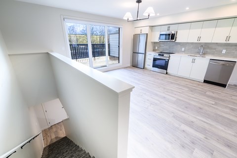 Floor plan for 3 beds, 2.5 baths, 1217 sqft