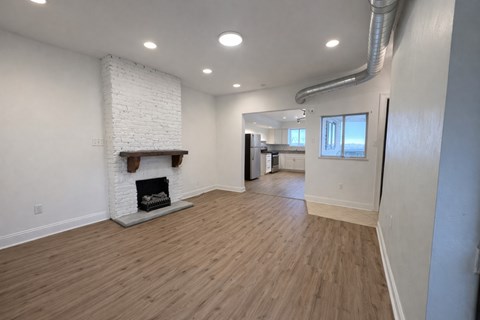 Floor plan for 3 beds, 2 baths, 966 sqft