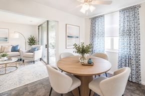 Scranton apartment for rent - A dining room with a round table and chairs.