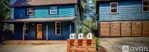 Placerville apartment for rent - A kitchen with a wooden countertop and a stainless steel sink.