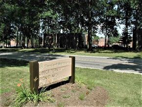 Parma apartment for rent - A sign in a grassy area that says "Upper Pen Hill Park".