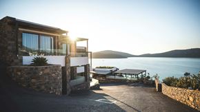 Monterey Park apartment for rent - A house with a patio overlooking a body of water.