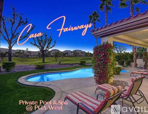 La Quinta house for rent - A private pool and spa at Casa Fairways.