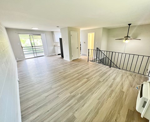 Floor plan for 2 beds, 1.5 baths