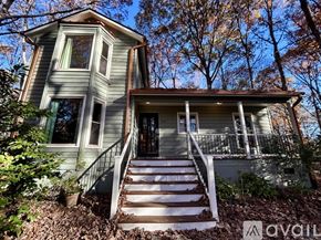 Chapel Hill house for rent - A house with a porch and a front yard.