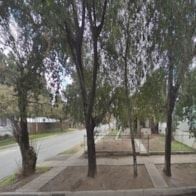 Beaumont apartment for rent - A tree-lined street with a sidewalk.