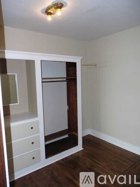 St. Helens apartment for rent - A floor plan of a 1 bedroom apartment.