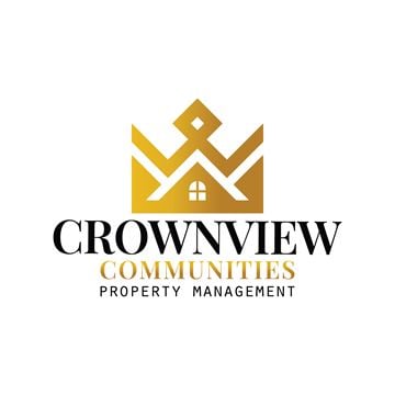 Columbus apartment for rent - The image is a logo for Crownview Communities Property Management.