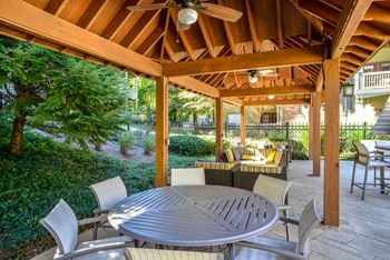 Outdoor pool lounge