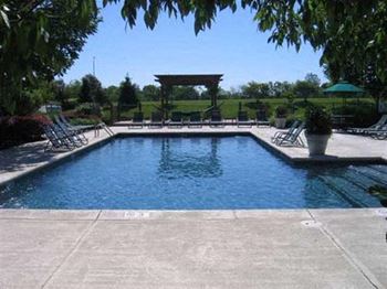 Resort-style pool with sun deck
