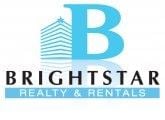 Maplewood apartment for rent - A logo for Brightstar Realty & Rentals featuring a blue letter B with a building on top.