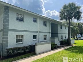 Ocala condo for rent - A row of houses with a palm tree in front of the first one.