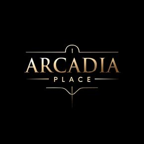 Edmonton apartment for rent - The image features the words "Arcadia Place" in elegant, gold lettering.