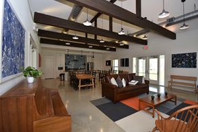 Haslet apartment for rent - A living room with a piano and a couch.