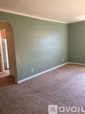 Cincinnati apartment for rent - A room with carpeted floor and green walls.