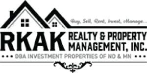 Moorhead apartment for rent - A logo for RKAK Realty & Property Management, Inc. is displayed.