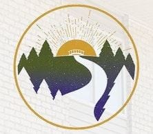 Dayton apartment for rent - A logo with a mountain and sun design.