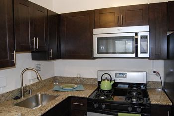 Newly renovated kitchen area