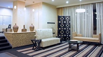Wall-to-wall carpeted floors