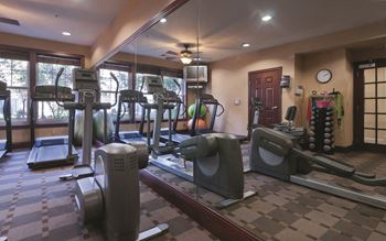 Fully equipped fitness center